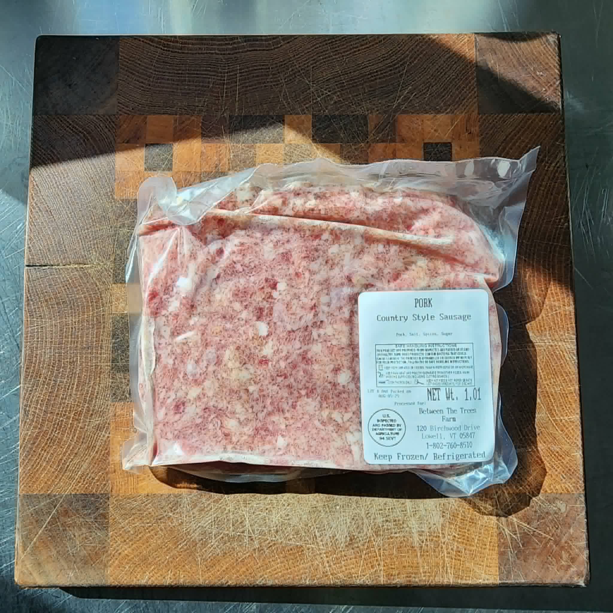 2 Packs - Bulk Pork Sausage (not links) Zesty Italian